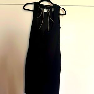 Black knee length RW&Co dress size 8 NWT